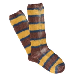 Femme Anonymous ISM Chaussettes|Chaussettes-- Chaussettes Old Surf - Marron