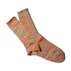 Femme Anonymous ISM Chaussettes|Chaussettes-- Chaussettes 5 Color Mix - Orange