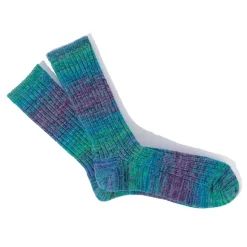 Femme Anonymous ISM Chaussettes|Chaussettes-- Chaussettes Splash - Bleu