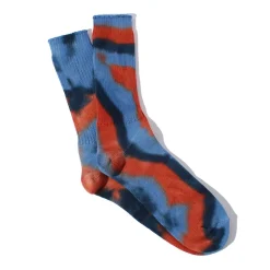 Femme Anonymous ISM Chaussettes|Chaussettes-- Chaussettes Tie Dye - Navy