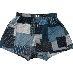 Homme #N/A Shorts-Anonymous ISM - Vintage Short - Bleu