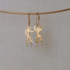 Femme APRES SKI Boucles D'oreilles-Après Ski - Boucles d'oreilles Nubi - Doré