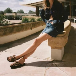 Femme Arizona Love Sandales-- Sandales Vegas - Leopard