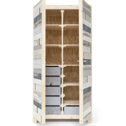522 PIET HEIN EEK Armoires-Armoire en bois de rebut - Piet Hein Eek