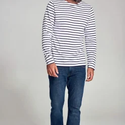 Homme ARMORLUX Mailles-- Marinère Plozévet Héritage - Marine & Blanc