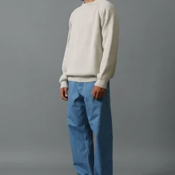 Homme Arpenteur Mailles-- Pull Plano - Craie