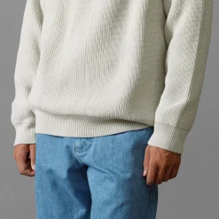 Homme Arpenteur Mailles-- Pull Plano - Craie