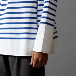 Homme Arpenteur T-shirts-- T-shirt Marine - Blanc/Bleu