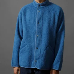 Homme Arpenteur L'esprit Merci|Vestes-- Veste Contour - Bleu