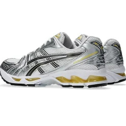 Homme ASICS Baskets-- Baskets Gel-Kayano 14 - White / Taichi Yellow