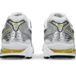 Homme ASICS Baskets-- Baskets Gel-Kayano 14 - White / Taichi Yellow