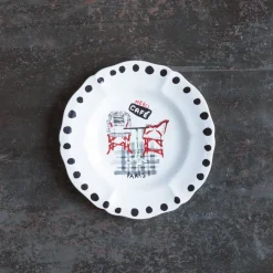 1859 ESSEASCREEN Assiettes Creuses-Assiette à dessert - Café de Non Merci