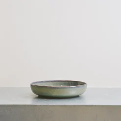 559 STONEWARE Assiettes Creuses-Assiette creuse en grès émaillé Jaspe - Bleu