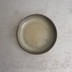 559 STONEWARE Assiettes Creuses-Assiette creuse en grès émaillé Jaspe - Bleu