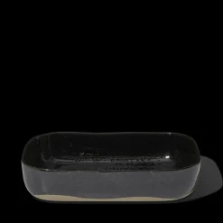 259 SERAX Assiettes|Assiettes Creuses-Assiette creuse en grès n°5 - Noir d'Encre