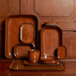 259 SERAX Assiettes|Assiettes Creuses-Assiette creuse en grès n°6 - Ocre