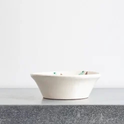 2030 AJUAR Assiettes Creuses-Assiette creuse peinte à la main - Marron