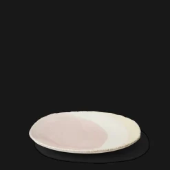 925 JARS CERAMISTES Assiettes Plates-Assiette en grès émaillé Wabi - Rose