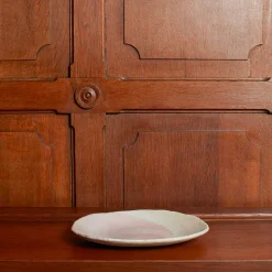 925 JARS CERAMISTES Assiettes Plates-Assiette en grès émaillé Wabi - Rose