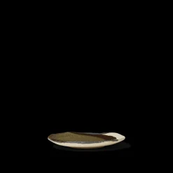 925 JARS CERAMISTES Assiettes Plates-Assiette en grès émaillé Wabi - Seidou Kaki