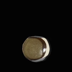 925 JARS CERAMISTES Assiettes Plates-Assiette en grès émaillé Wabi - Seidou Kaki