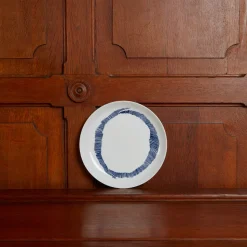 259 SERAX Assiettes Plates-Assiette Ottolenghi - Blanc striée Bleu