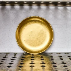 2156 FINE DINING AND LIVING Assiettes Plates-Assiette plate - Antique Or