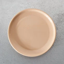 2031 MARUMITSU POTERIE Assiettes Plates-Assiette plate Causette - Beige