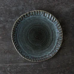 925 JARS CERAMISTES Assiettes Plates-Assiette plate Dashi - Charbon