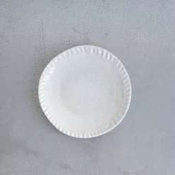 925 JARS CERAMISTES Assiettes Plates-Assiette plate Dashi - Quartz Craquelé