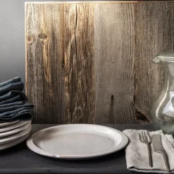 187 FLYTOX Maison De Campagne|Assiettes Plates-Assiette plate en céramique - Blanc