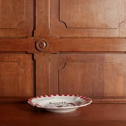 MERCI Assiettes Plates-Assiette plate en faïence Boucher