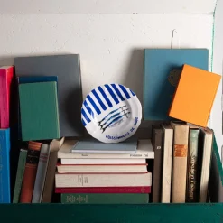 MERCI Assiettes Plates-Assiette plate en faïence Poissonnerie