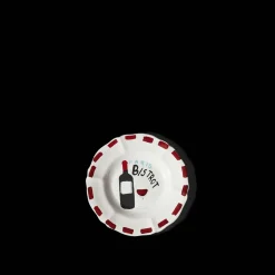 MERCI Assiettes Plates-Assiette plate en faïence Bistrot