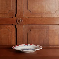 MERCI Assiettes Plates-Assiette plate en faïence Tour Eiffel