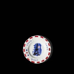 MERCI Assiettes Plates-Assiette plate en faïence Tour Eiffel