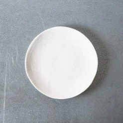 1636 DEARTIS Assiettes Plates-Assiette plate en grès - Crème