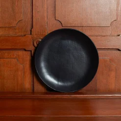 1636 DEARTIS Assiettes Plates-Assiette plate en grès - Noir