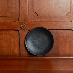 1636 DEARTIS Assiettes Plates-Assiette plate en grès - Noir