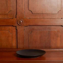 1636 DEARTIS Assiettes Plates-Assiette plate en grès - Noir