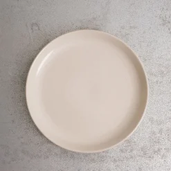 559 STONEWARE Assiettes Plates-Assiette plate en grès fin - Blanc