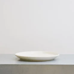 559 STONEWARE Assiettes Plates-Assiette plate en grès fin - Blanc