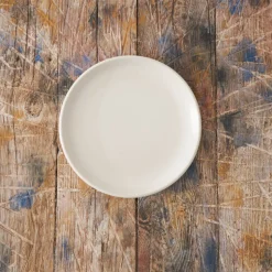 559 STONEWARE Assiettes Plates-Assiette plate en grès fin - Blanc