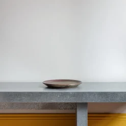 MERCI Assiettes Plates-Assiette plate en grès émaillé Jaspe - Vert