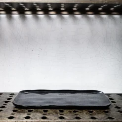 259 SERAX Assiettes|Assiettes Plates-Assiette plate en grès n°1 - Noir d'Encre