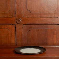 259 SERAX Assiettes Plates-Assiette plate en porcelaine Ann Demeulemeester - Noir et blanc