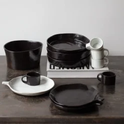 259 SERAX Assiettes Plates-Assiette poêlon La Mère - Ebony