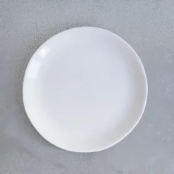 925 JARS CERAMISTES Assiettes Plates-Assiette ronde Maguelone - Craie