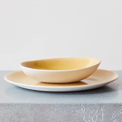 925 JARS CERAMISTES Assiettes Plates-Assiette ronde Maguelone - Genet