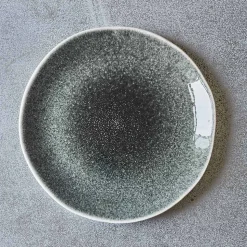 925 JARS CERAMISTES Assiettes Plates-Assiette ronde Maguelone - Orage